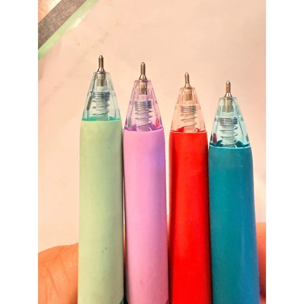 Hiacry 0.7mm Gel Fidget Pens & Cello Techno Tip 0.6mm Ballpoint Pen Lot 17pc
